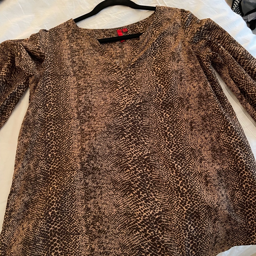 5/48 animal print blouse